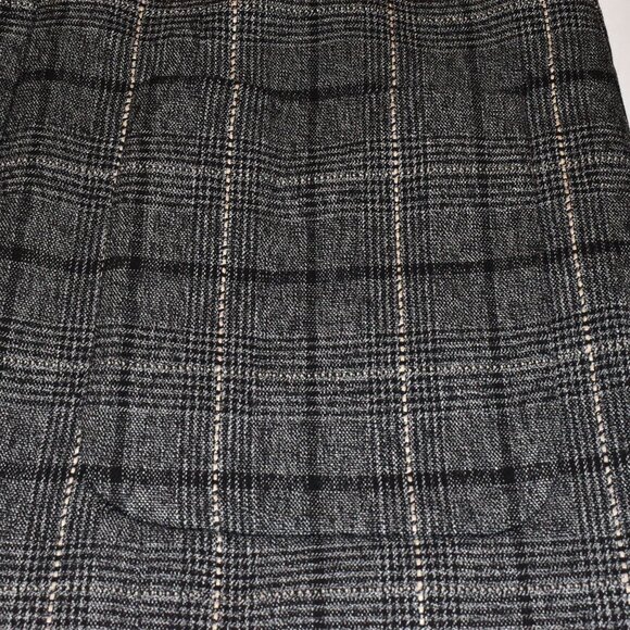 Tahari Relax Fit Grey Black Plaid Blazer Jacket Size 12 - Picture 11 of 14